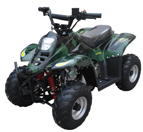 Peace Mini Dinosaur ATV (110cc) Camouflage  with  Foot Brake